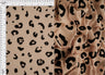 1 Yard Leopard Flocking Mesh Fabric, 56/57'' Wide Polyester Spandex Blend