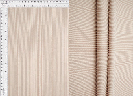 1 Yard Variegated Jacquard Rib Knit Fabric Soft Stretch Polyester Rayon Blend 52/54 Inches Wide