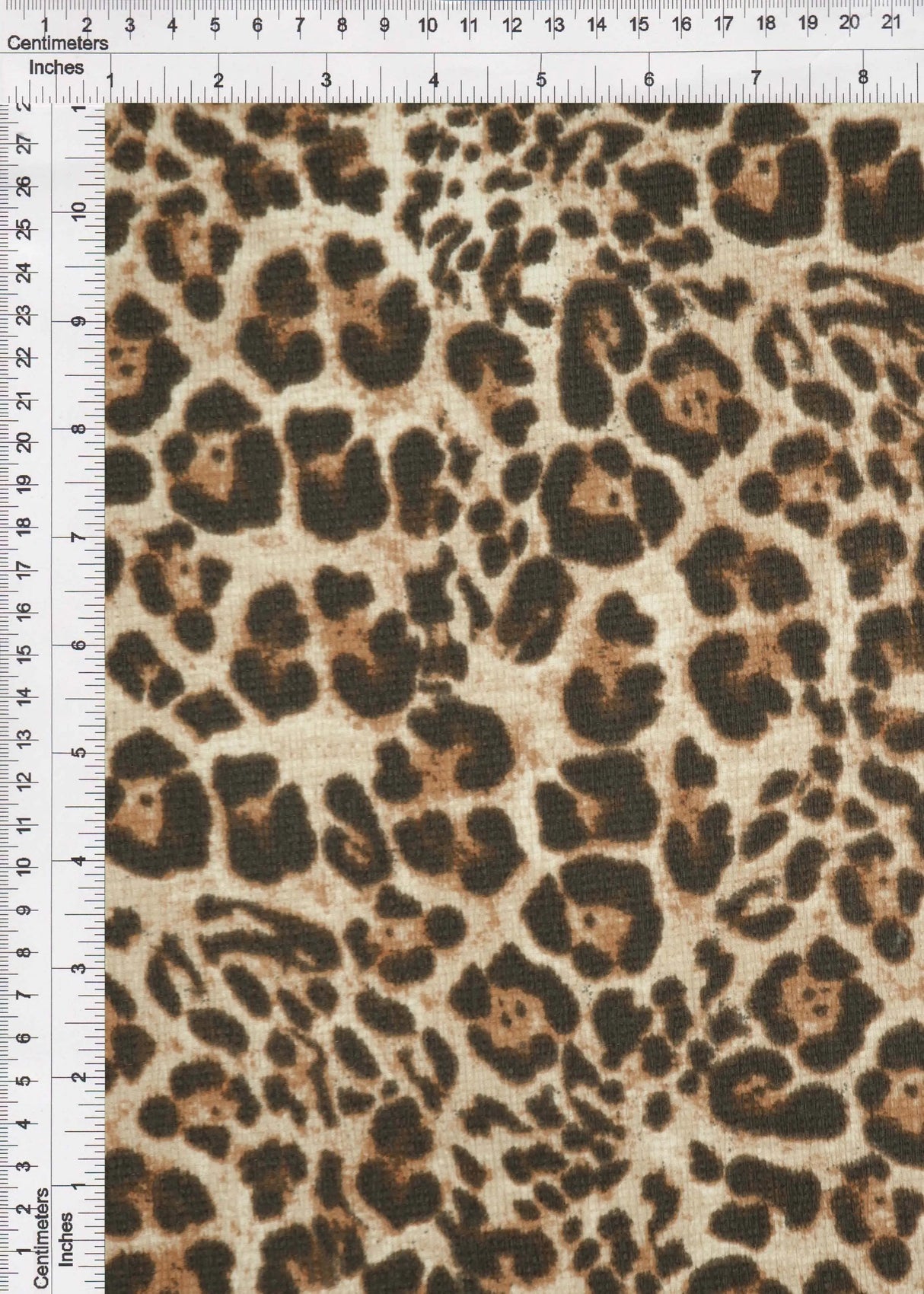 1 Yard Ella Ripple Jersey Animal Print Fabric, 58'' Wide Polyester Spandex Blend