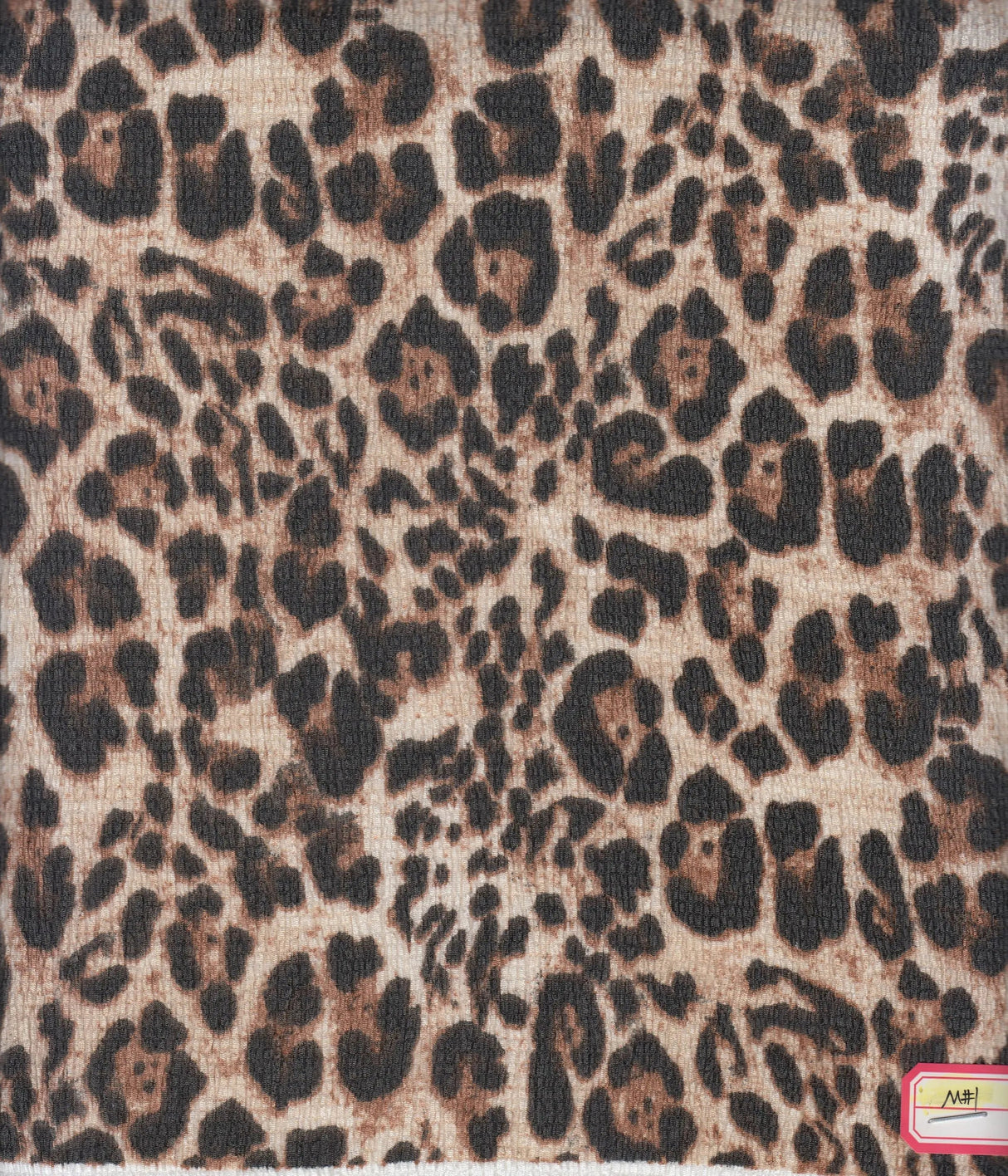 1 Yard Ella Ripple Jersey Animal Print Fabric, 58? Wide Polyester Spandex Blend