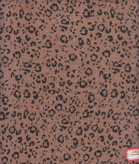 1 Yard Ella Ripple Jersey Leopard Print Fabric, 58? Wide Polyester Spandex Blend