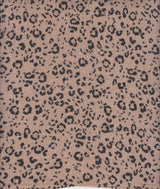 1 Yard Ella Ripple Jersey Leopard Print Fabric, 58? Wide Polyester Spandex Blend
