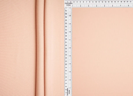 1 Yard 2x1 Yummy Rib Solid Knit Fabric 170 GSM, 58/60'' Wide Polyester Spandex Blend