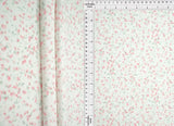 1 Yard Ditsy Print Cotton Feel 2x2 Rib Knit Fabric Soft Stretch Polyester Spandex 58 Inch Wide