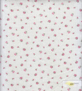 1 Yard Polyester Rayon Spandex 190 GSM Pointelle Ditsy Rib Print Fabric Soft 58/60" Width