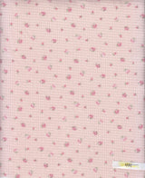 1 Yard Polyester Rayon Spandex 190 GSM Pointelle Ditsy Rib Print Fabric Soft 58/60" Width