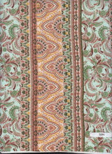 1 Yard Boho Print DTY Brushed Knit Fabric Soft Stretch Polyester Spandex 58/60 Inch Wide