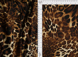 DTY Brushed Animal Print Fabric Soft Stretch Knit, 58/60” Wide for Apparel & Crafts