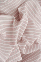 Triple Stripe Poplin Woven Fabric Poly Rayon Blend, 57/58" Wide