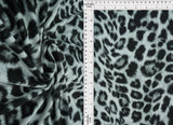 1 Yard Lightweight Brushed Animal Print DTY Knit Fabric Polyester Spandex 58/60 Inch Wide for Sewing