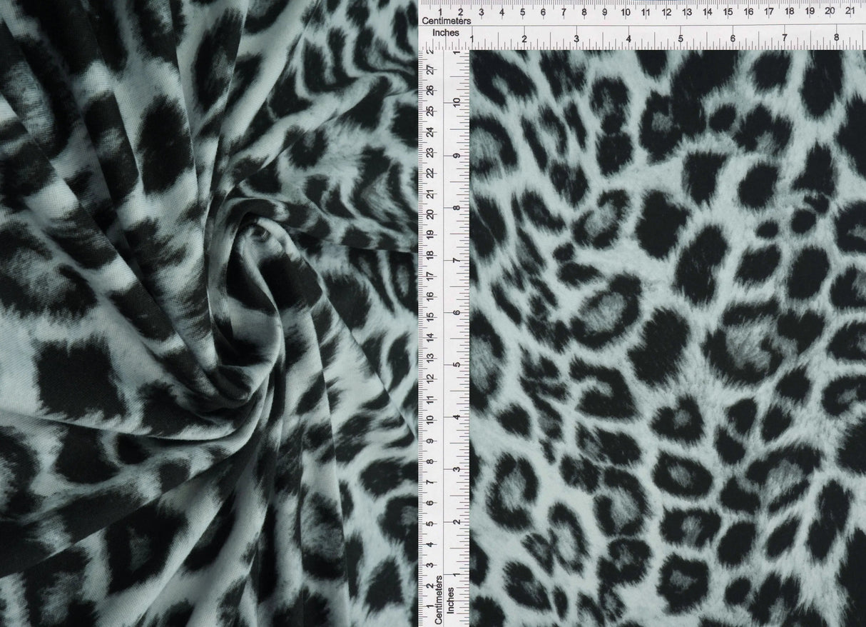 1 Yard DTY Brushed Animal Print Knit Fabric 58/60 Inches Wide Soft Stretch