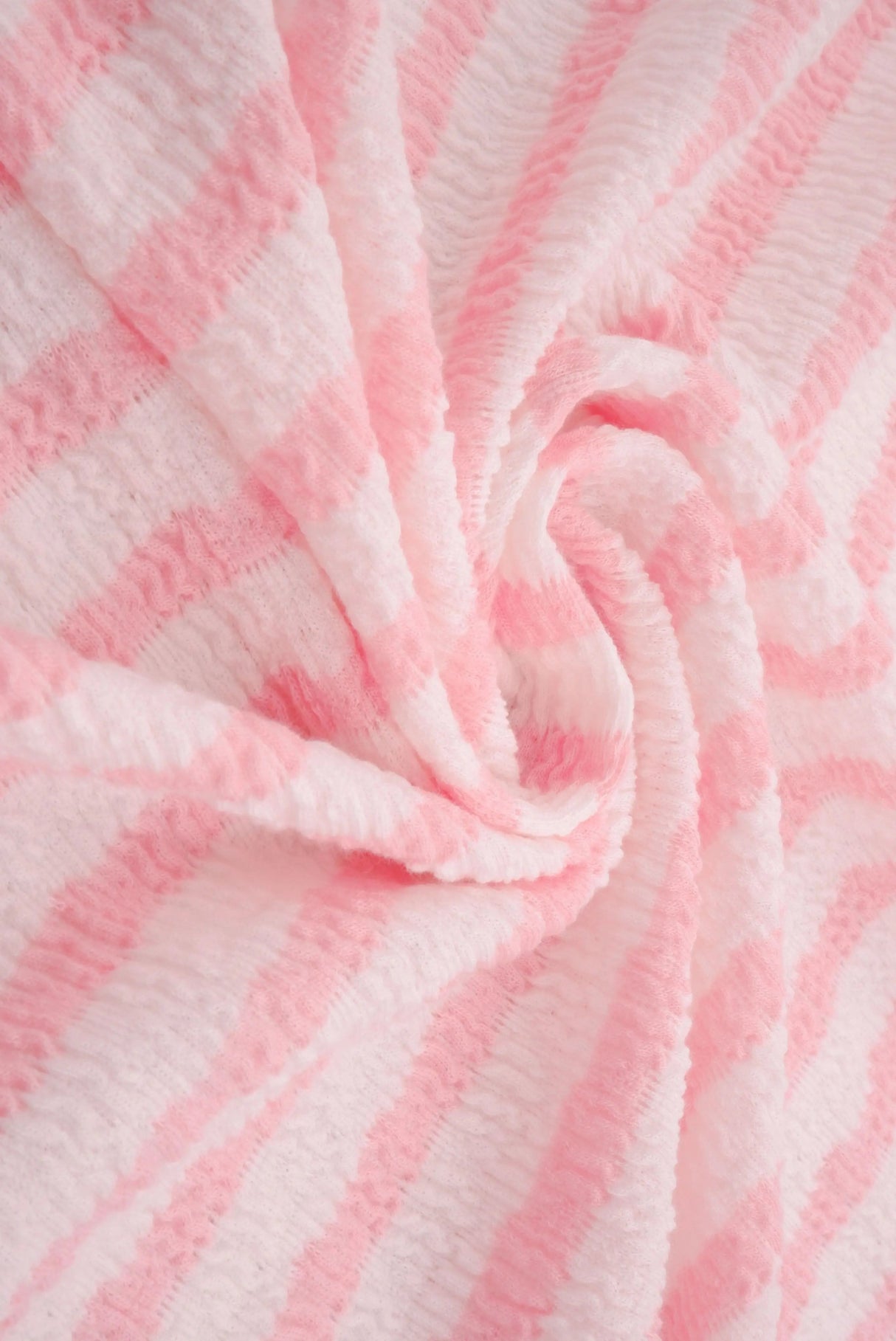 1 Yard Bubble Jacquard Stripe Fabric Stretch Polyester Spandex 54/55 Inches Wide