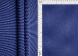 52" Knit Jacquard Rib Fabric 80% Polyester 15% Rayon 5% Spandex 230 GSM by Yard