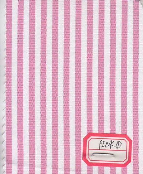 Striped Poplin Woven Fabric Lightweight Poly Cotton, 1/4" Stripe & 57/58" Wide