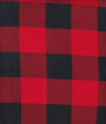1 Yard DTY Brushed Buffalo Plaid Fabric 170 GSM Polyester Spandex Stretch 58/60" Width