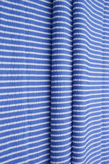 1 Yard Seersucker Stripe Fabric, 58/59'' Wide Polyester Rayon Blend