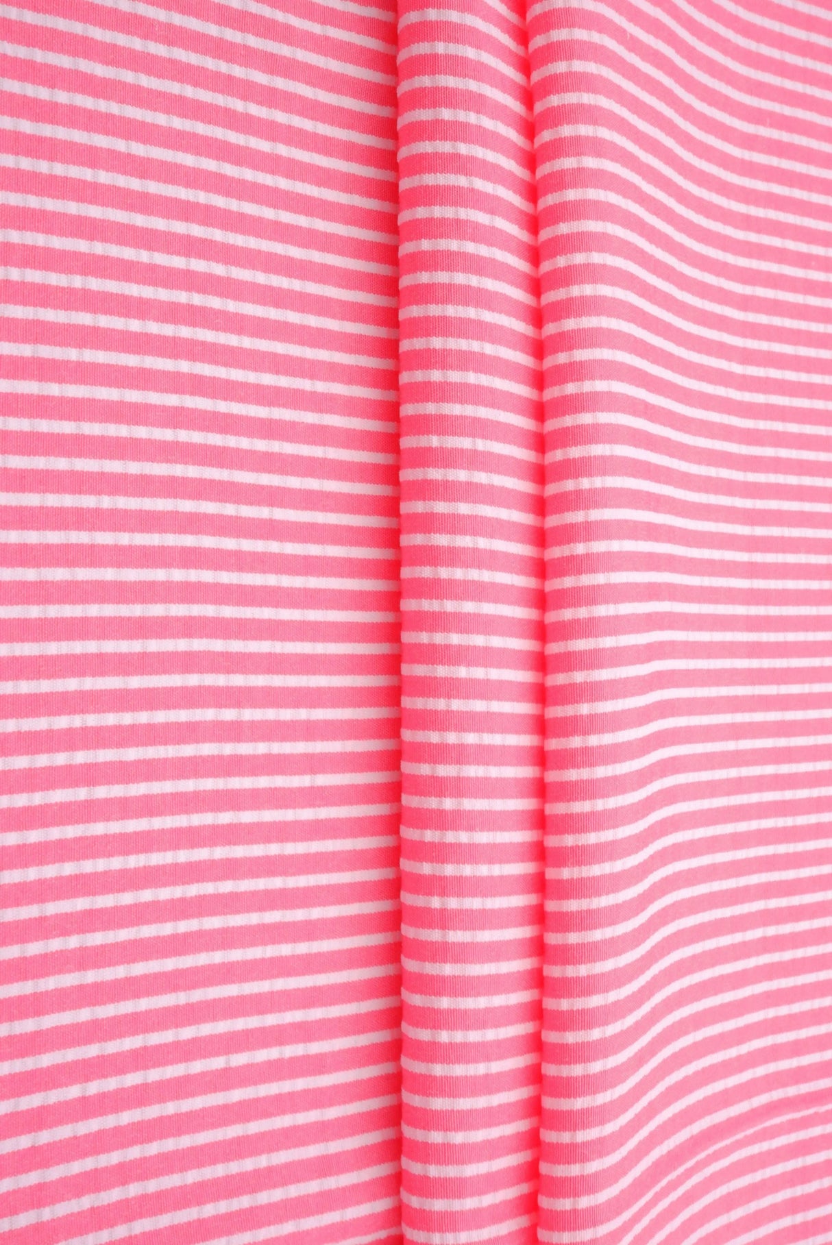 1 Yard Seersucker Stripe Fabric, 58/59? Wide Polyester Rayon Blend