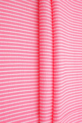 1 Yard Seersucker Stripe Fabric, 58/59? Wide Polyester Rayon Blend