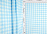 1 Yard 4x2 Yummy Rib Knit Fabric Gingham Print 58/60 Inches Wide