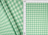 1 Yard 4x2 Yummy Rib Knit Fabric Gingham Print 58/60 Inches Wide