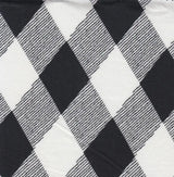 1 Yard Lightweight Brushed Checkered Print DTY Knit Fabric Polyester Spandex 58/60 Inch Wide for Sewing