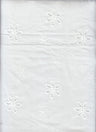 1 Yard Embroidery Flower Cotton Lawn, Eyelet Fabric, 58/59? Wide 100% Cotton