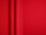 1 Yard Textured Bubble Jersey Crepe Knit Fabric 59 Inch Wide Soft Stretch Drapey Material for Stylish Tops & DIY Sewing