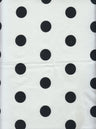 1 Yard Stretch Poplin Big Dot Print Fabric, 57/58? Wide Cotton Spandex Blend