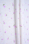 1 Yard 93% Polyester 7% Spandex Cotton-Style Pointelle Ditsy Print Fabric 58/60" Width