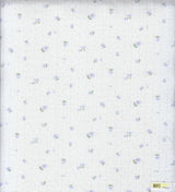 1 Yard Cotton Style Pointelle Ditsy Print Fabric 220 GSM Poly Spandex Knit 58/60" Width