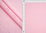 1 Yard DTY Knit Jacquard Eyelet Fabric 190 GSM, 58/60'' Wide Polyester Spandex Blend