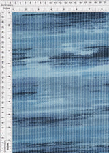 1 Yard Cozy Double Knit Stripe Print Fabric Stretch Polyester Rayon Spandex 56/57 Inches Wide
