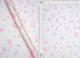4×2 Yummy Rib Ditsy Print Knit 87% Polyester, 13% Spandex, 58/59'' Width Soft Stretch Fabric