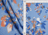 56/57" Double Knit Cozy Floral Print Fabric Poly Rayon Spandex Blend 230 GSM by Yard