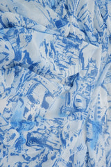 Digital Toile Mesh Print Fabric Lightweight Stretch Polyester Spandex 56/58” Wide