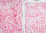 1 Yard Digital Toile Mesh Knit Fabric, 56/58'' Wide Polyester Spandex Blend