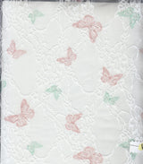 Digital Butterfly Lace Print Fabric 92% Poly 8% Span Soft Stretch Material 56/58 Inches Wide