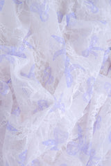 Digital Bow Lace Print Fabric 1 Yard Soft Stretch Lightweight 56/58" Wide