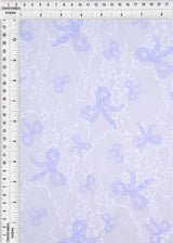 Digital Bow Lace Print Fabric 92% Polyester 8% Spandex Soft Stretch 56/58 Inches Wide