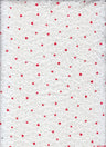 1 Yard Knit Jacquard Eyelet Heart Print Fabric Stretch Polyester Spandex 58/60 Inches Wide