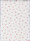 1 Yard Knit Jacquard Eyelet Heart Print Fabric Stretch Polyester Spandex 58/60 Inches Wide