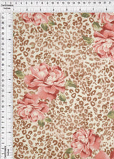 1 Yard Digital Animal Floral DTY Print Fabric 190?GSM Soft Stretch Polyester Spandex 58/60" Width
