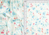 1 Yard DTY Floral Print Fabric 190 GSM Polyester Spandex Blend 58/60" Width