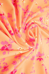 1 Yard DTY Floral Print Fabric 58/60 Inch Wide Soft Stretch Material for Dresses Tops & Crafts