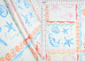 1 Yard DTY Brushed Under the Sea Print Fabric 170 GSM Polyester Spandex Blend 58/60" Width