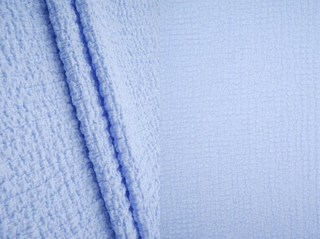 Waffle Crepe Woven Fabric, Stretch Textured Home Decor Material 58/59" Wide