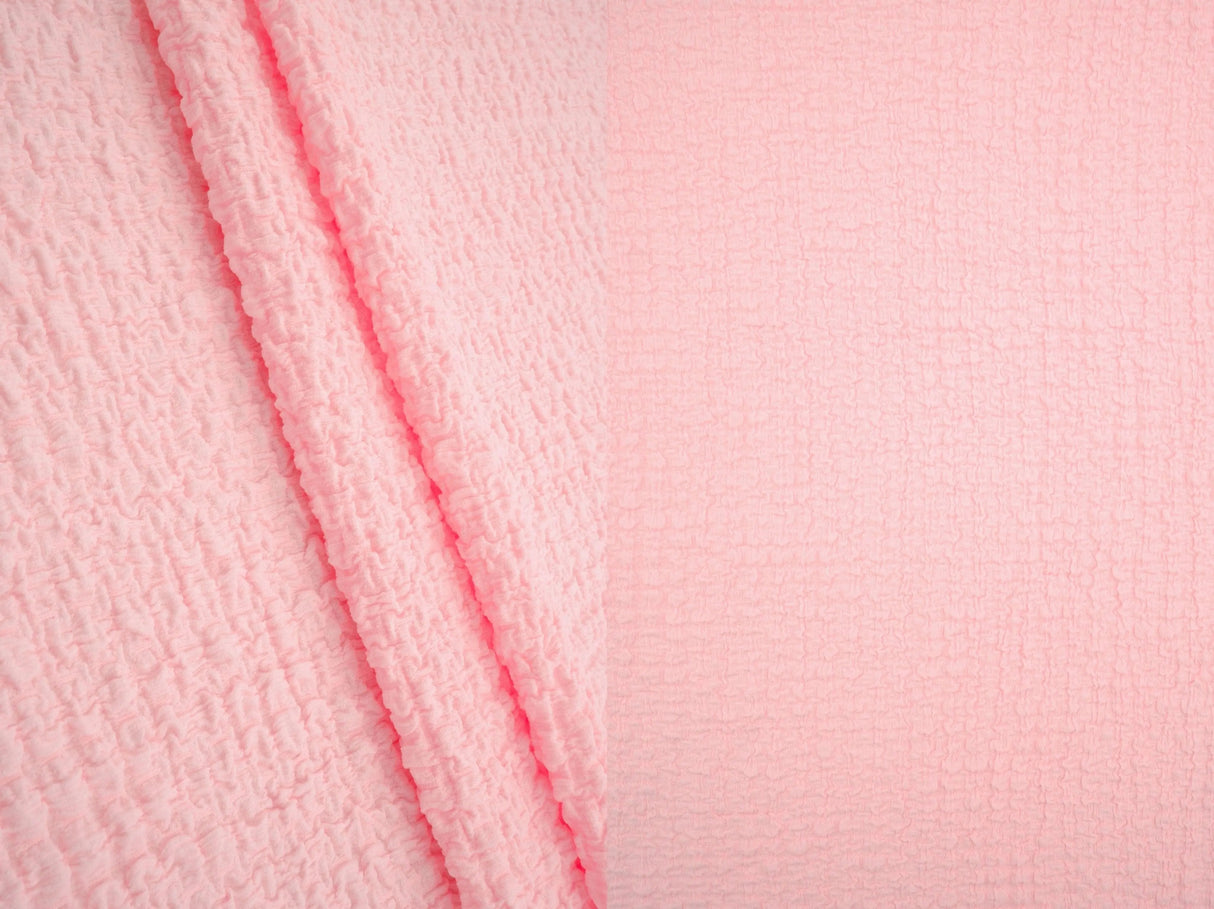 Waffle Crepe Woven Fabric, Stretch Textured Home Decor Material 58/59" Wide