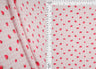 1 Yard 4x2 Yummy Rib Strawberry Print Fabric 170 GSM Polyester Spandex 58/60" Width