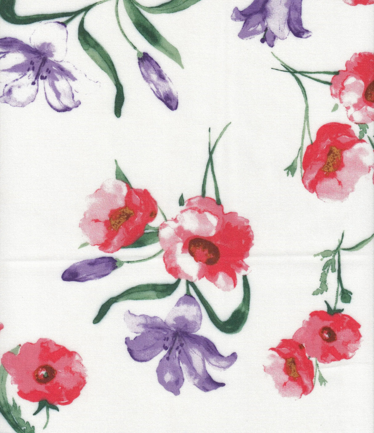 Rayon Challis Floral Print Fabric Lightweight Woven, 54" Wide Soft Drape