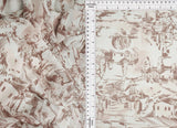 1 Yard Digital Toile Mesh Knit Fabric, 56/58'' Wide Polyester Spandex Blend